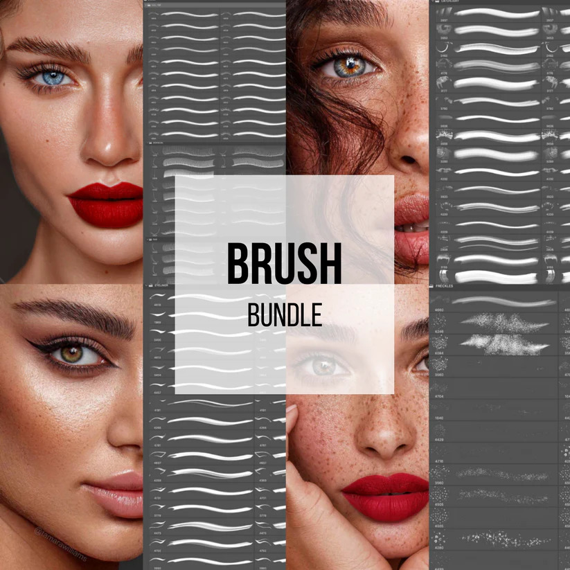 Tamara Williams – Brush Bundle Photoshop - This package is not included in the Access Pass. It can only be downloaded individually after a purchase